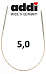 картинка Спицы круговые супергладкие ADDI, 40 см от интернет магазина www.vyazunchic.ru