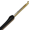 картинка Крючок вязальный, алюминиевый с пластиковой черной ручкой, 13,5 см от интернет магазина www.vyazunchic.ru